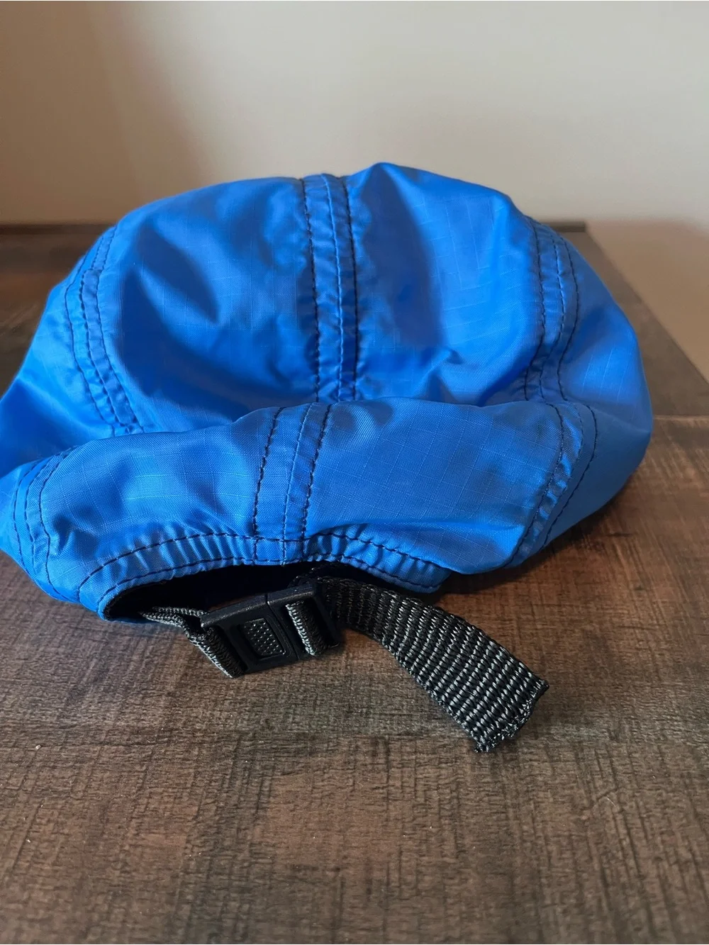 Vintage Rockport XCS Blue Gray Nylon 5-Panel Running Camp Cap